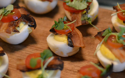 BLT Deviled Eggs