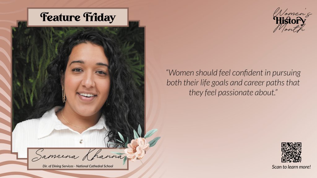 Women’s History Month Feature – Sameena Khanna