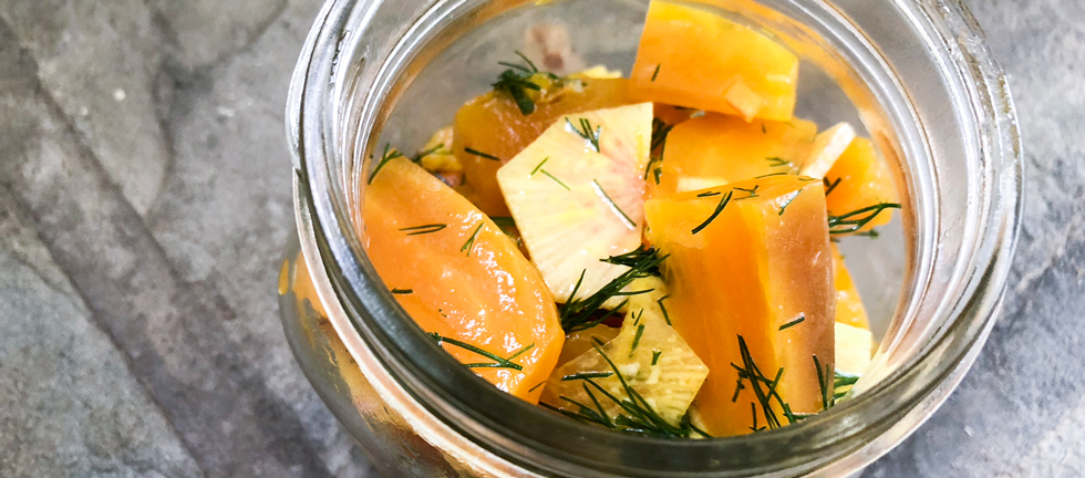 Golden Beet, Radish, & Dill Salad