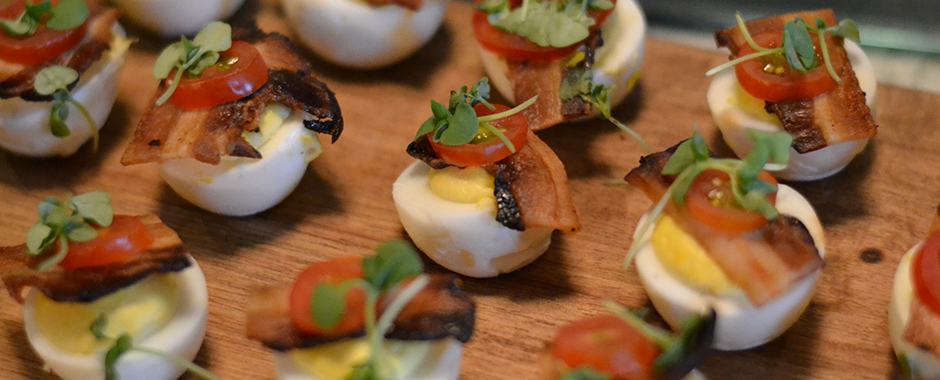 BLT Deviled Eggs