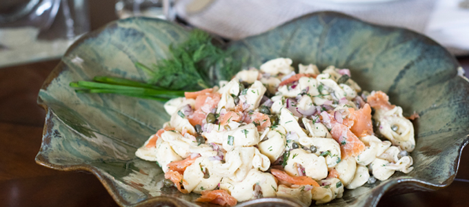 Smoked Salmon & Tortellini Salad