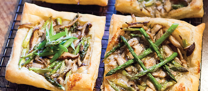 Asparagus & Mushroom Tarts