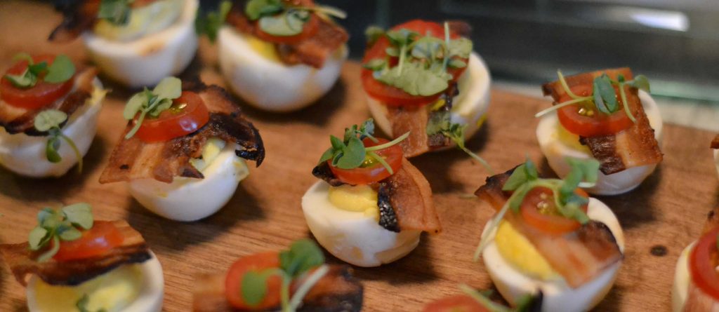 BLT Deviled Eggs