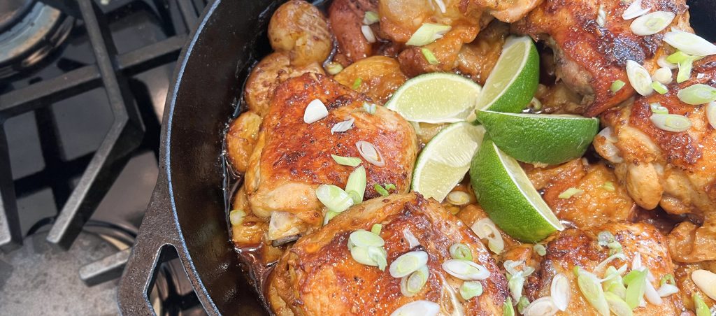 Slow Roasted Gochujang Chicken & Potatoes