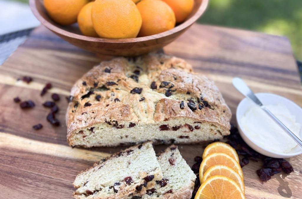 Cranberry Orange Soda Bread – Ireland