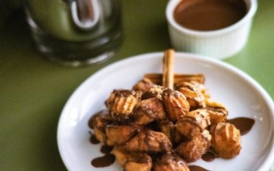 Churro Bites with Spicy Hot Chocolate – Spain/Portugal