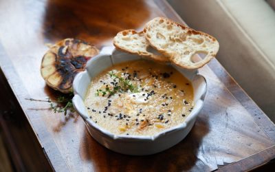 Roasted Garlic & Parsnip Soup