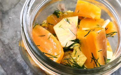 Golden Beet, Radish, & Dill Salad