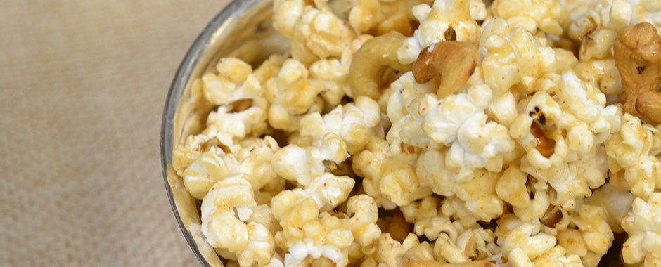 Spicy Maple Popcorn