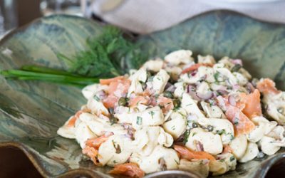 Smoked Salmon & Tortellini Salad