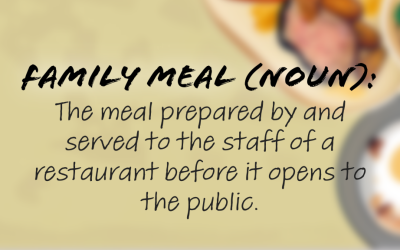 Family Meal: Cultivating Culinary Connections