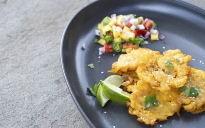 Crispy Salted Tostones – Caribbean